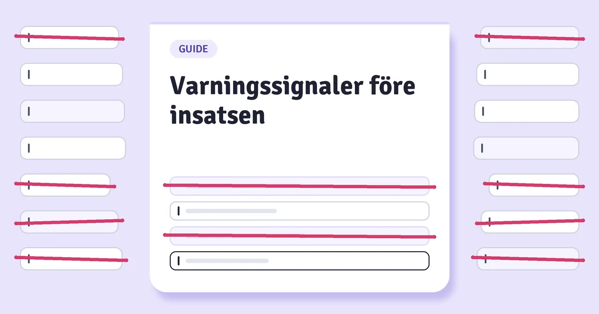 Tips för spel på casino: varningssignaler och gränser